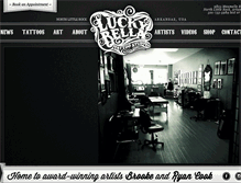 Tablet Screenshot of luckybella.com